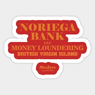 NORIEGA BANK LLC Sticker